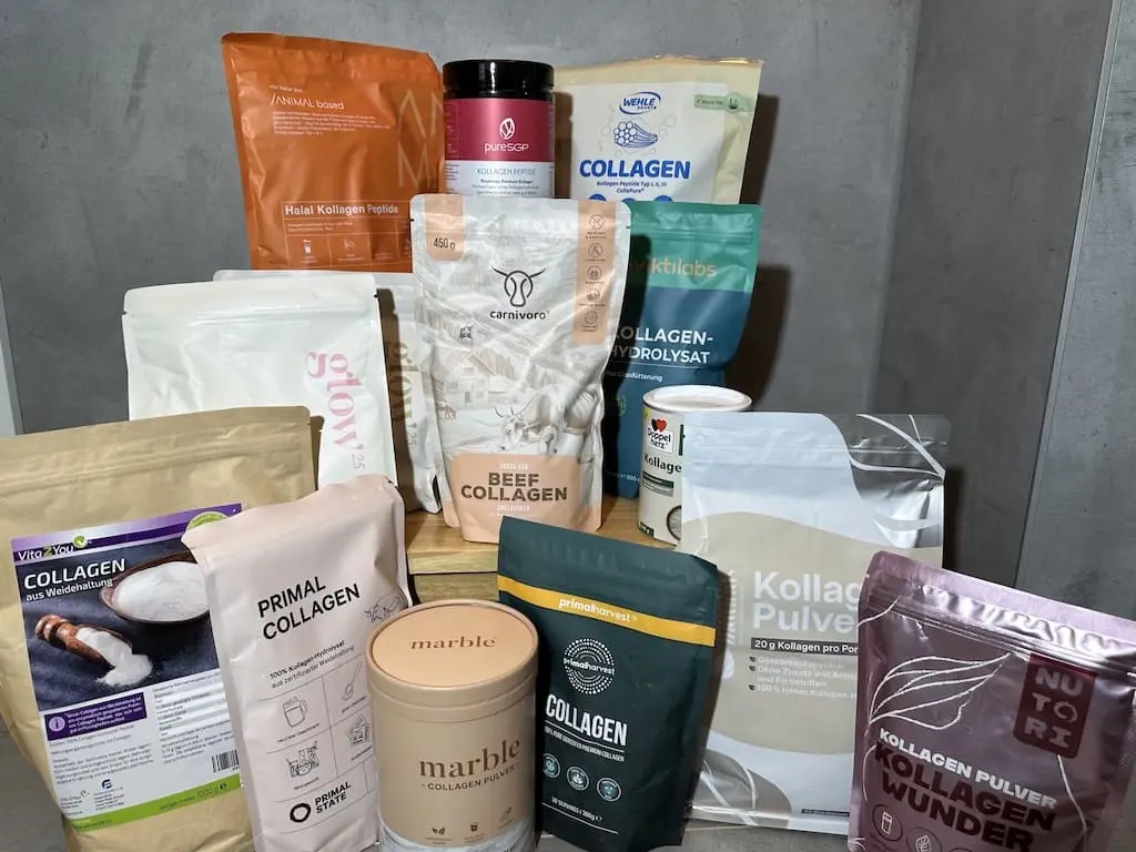 Kollagen Vergleich Produktübersicht